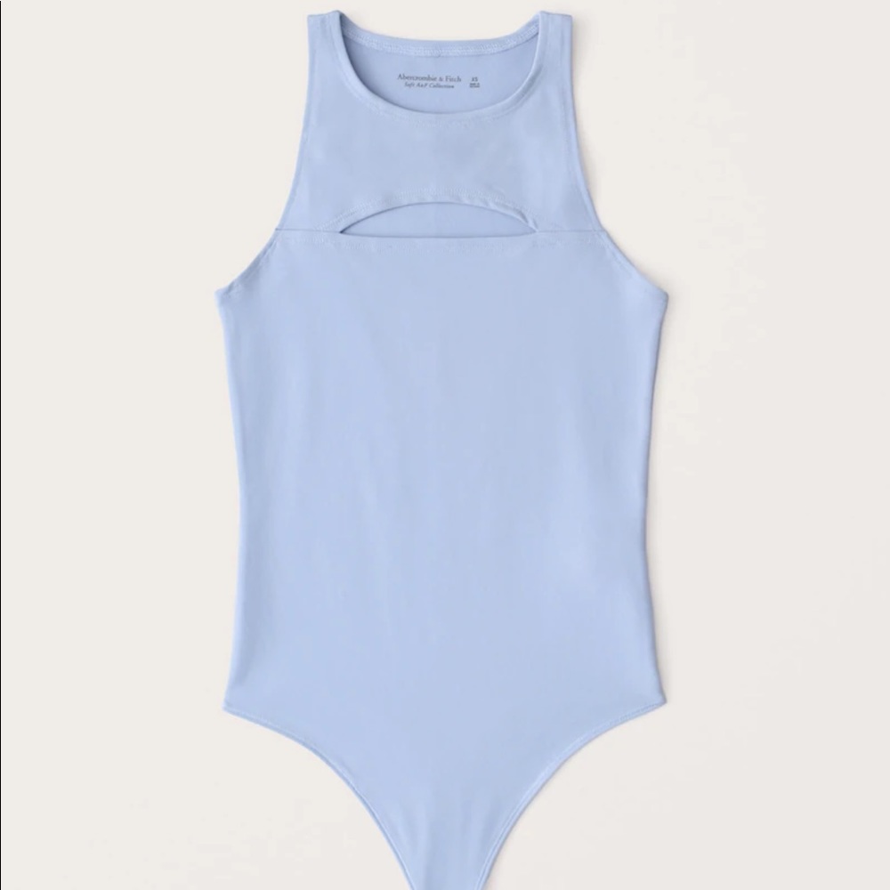 Abercrombie soft af Seamless Fabric scuba cutout bodysuit